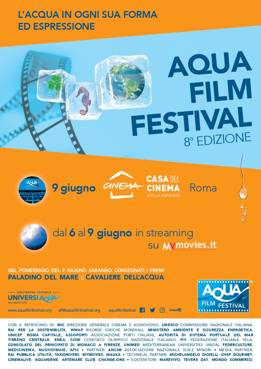 Aqua Film Festival, a Roma e su myMovies dal 6 al 9 giugno 2024 l’ottava edizione con madrina Milena Vukotic
