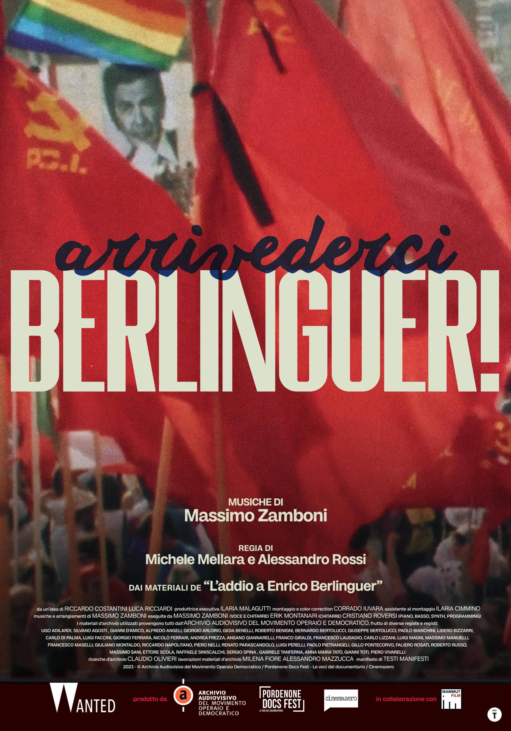 Arrivederci Berlinguer! Il 12 giugno due proiezioni speciali a Roma alla presenza di Massimo Zamboni