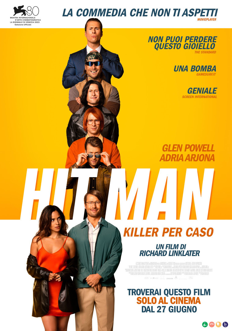 “Hit Man” di Richard Linklater è Film della Critica dal Sindacato Nazionale Critici Cinematografici Italiani