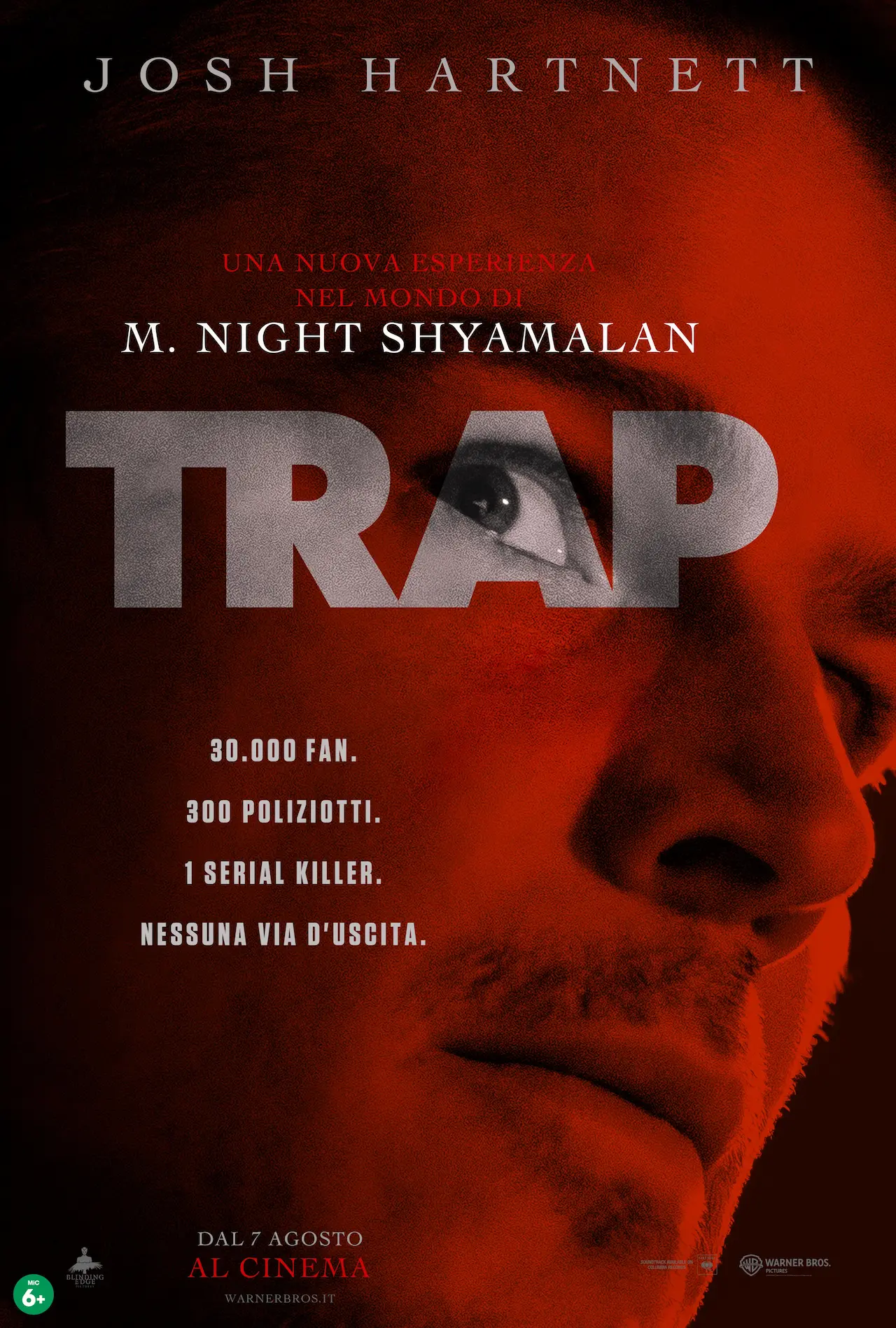 TRAP di M. Night Shyamalan, disponibili il  poster e il nuovo trailer. Al cinema dal 7 agosto