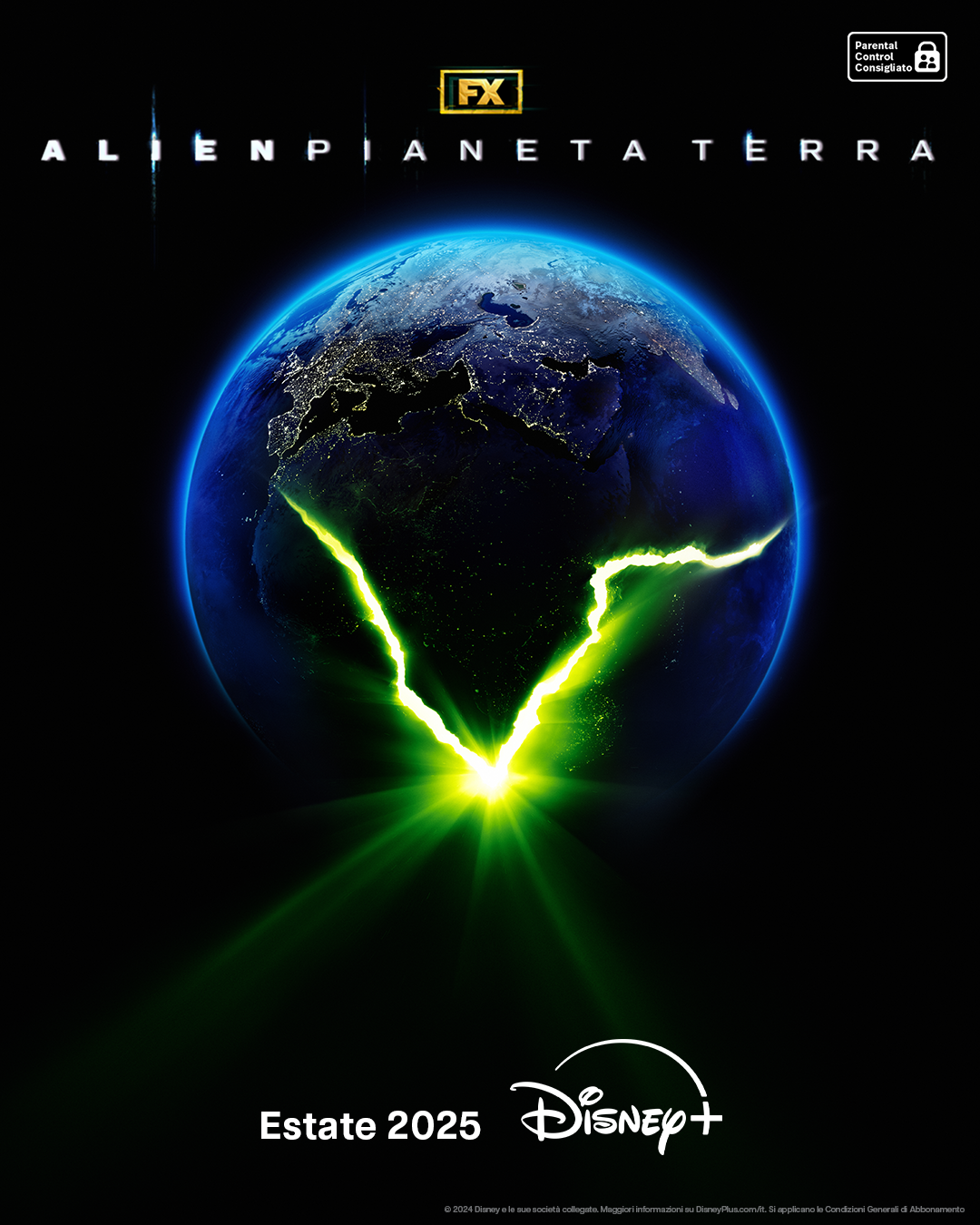 “Alien: Pianeta Terra”: diffuso il teaser e la key art della nuova serie FX in arrivo nel 2025 su Disney+